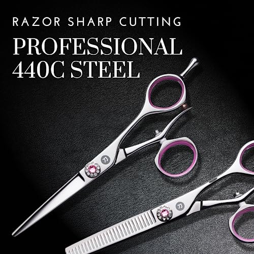 Sakura 5.5" Swivel Hair Cutting Scissors Set (Set of Swivel Shears / Steel)