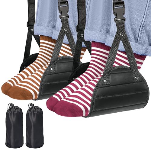 2 Pack Airplane Travel Footrest Hammock (2PCS)