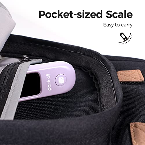 Digital Luggage Scale for Travel (Purple)