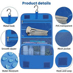 10 Set Packing Cubes Various Sizes Packing Organizer for Travel Accessories Luggage Carry On Suitcase (10-Blue / 10 Set-full Mesh)