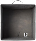 Collapsible Fabric Storage Cube Bins Organizer with Handles for Organizing (Gray / 13"x13"x13")