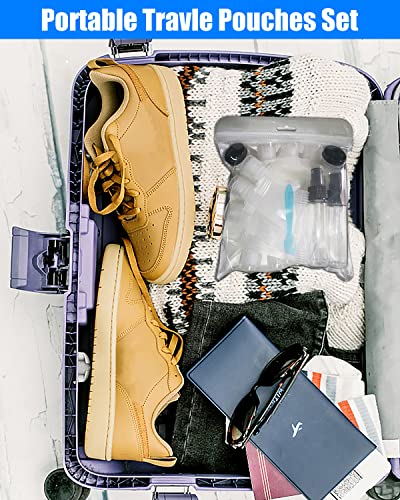 17 Pack Travel Pouches for Toiletries (A-17pcs)