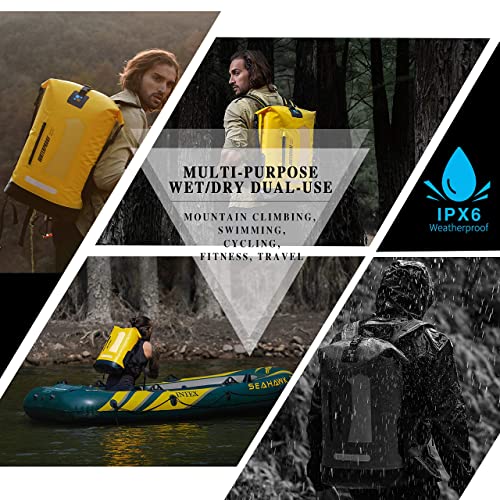Waterproof Backpack for Men 20L (40L / Yellow)