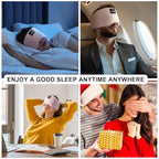 Bluetooth 5.4 Sleep Mask (Soft Pink)