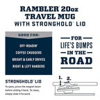 Rambler 20 oz Travel Mug (Firefly Yellow)