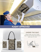 Women Weekender Travel Duffle Bag (11-Cheetah Print / Large)
