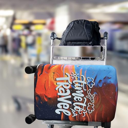 Luggage Cover Fits 18 (S / Time to Travel)