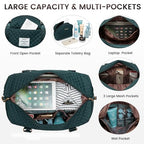 Travel Duffle Bag (Dark Green-L / Extra Large-2 Pcs)