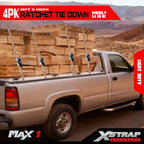 4 Pack Ratchet Tie Down Straps (4PK-1Inch / Camouflage)