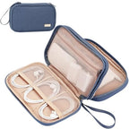 Electronics Travel Organizer Cord Case (Medium / Aegean-Blue)