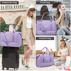 Travel Duffle Bag (Purple-a / Large-2 Pcs)