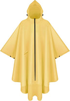 PTEROMY Hooded Rain Poncho for Adult by PTEROMY