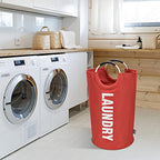 90L Large Laundry Basket Bag (Red / 90L)