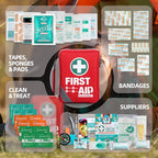 First Aid Kit (Red / 175 Piece Set)