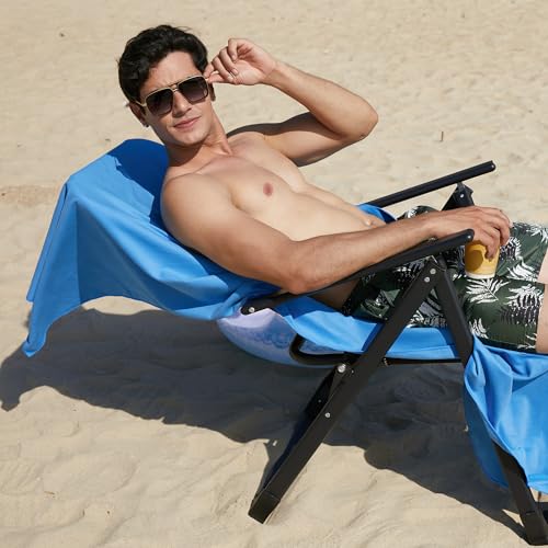 Microfiber Towel Quick Dry Camping & Travel & Gym Towel. Compact (Blue / 40.00" x 20.00")