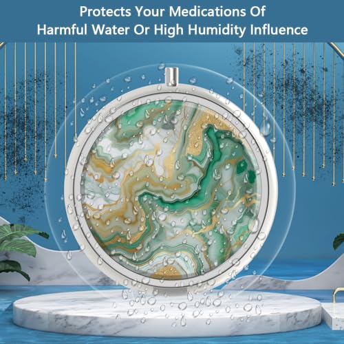 Pill Box 3 Compartment Medicine Pill Case (Style-5 / 4 piece)