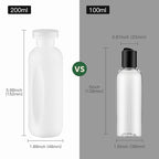 6.7oz Travel Shampoo Bottle, Empty Plastic Squeeze Bottles - Image 4