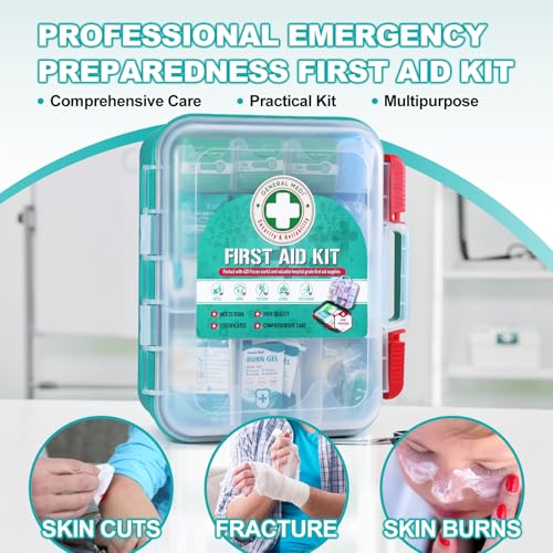 420 Pieces Professional First Aid Kit (420 Pieces)