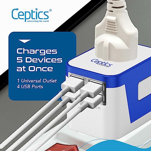 Travel Adapter Worldwide (White)