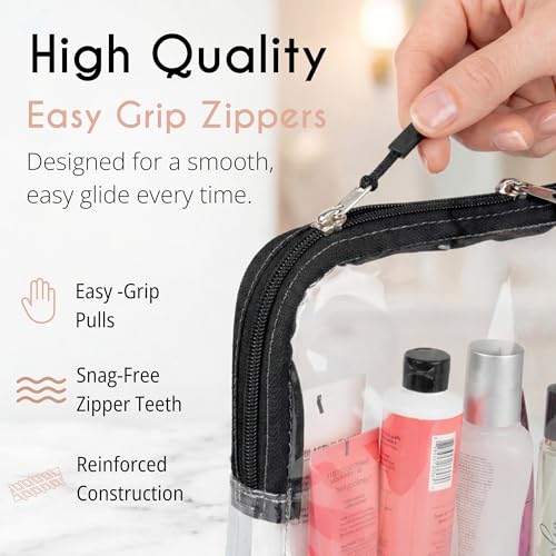 TSA Approved Toiletry Bag (Light Blue)