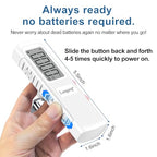 Battery Free Digital Luggage Scale (White)