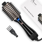 One Step Hair Dryer Brush and Styler Volumizer (Black / 2.3" Oval Barrel)