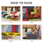 Large Packing Cubes for Travel (Blue / Large)