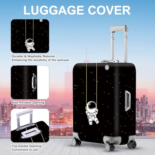 Astronaut Luggage Cover (#138 / S(fits 20-22inch suitcase))