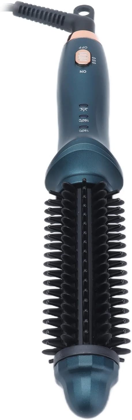 Curling Iron, 2 in 1 Thermostatic Straight Curly Hair Dual Purpose Curling Brush, Intelligent Curling Iron Straight Hair Comb