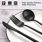 Matte Black Silverware Set (Matte Black)