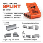 First Aid Moldable Splint 36" X 4.3" Orange (Orange)
