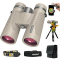 8x42 Binoculars for Adults High Powered with Phone Adapter & Tripod (8x42)