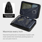 Bigger Carry On Luggage (Jet Black)