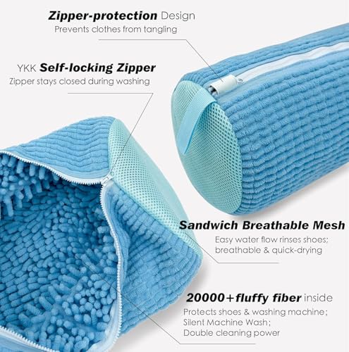 Shoe Washing Machine Bag (Light Blue)