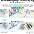 20 Pack Vacuum Seal Bags for Clothing Travel