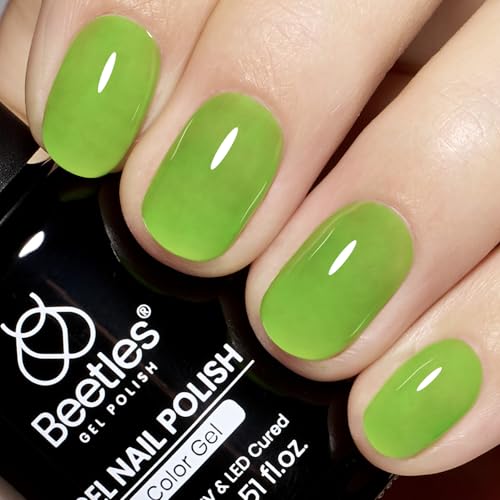 Beetles Green Gel Nail Polish (H - Sheer Green | Spring Glow-f269)