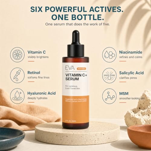 Vitamin C Serum for Face with Retinol & Niacinamide (2 Fl Oz (Pack of 1))