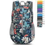 Lightweight Packable Backpack 25L (25L / Royal Blue, Floral)