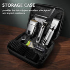 Professional Hair Clippers Set for Men (Silver)