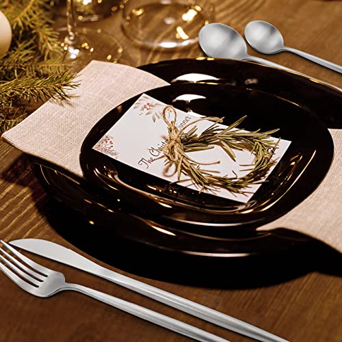 60 Piece Silverware Set (Matte Silver)