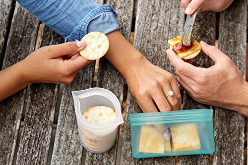 Reusable Food Storage Bags (Gray / Snack Bag)