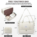 Travel Duffle Bag (Beige / Large-2 Pcs)