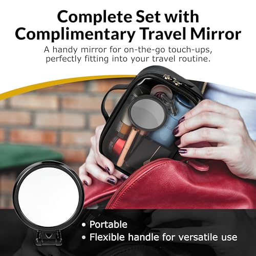 Clear Makeup Bag Set (Set / Black)