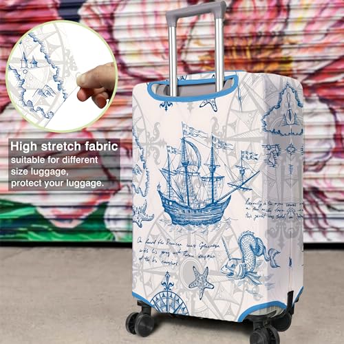 Travel Luggage Cover Suitcase Protector Fits 18 (B-2 / XL(29-32in))