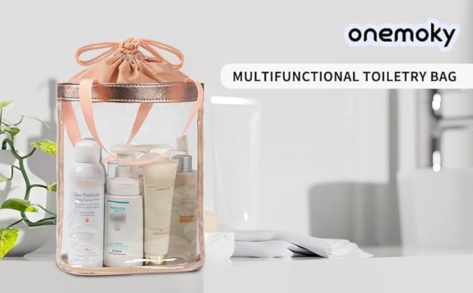 Clear Makeup Bag, Travel Toiletry Bag - Image 7