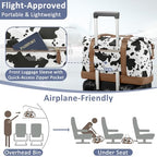 Women Travel Duffle Bags (Cow Print / Large)