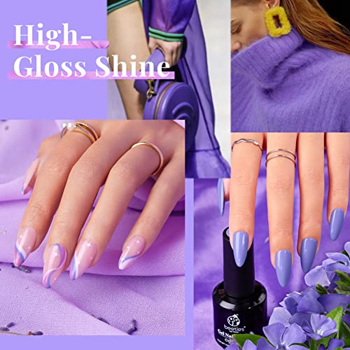 Beetles Purple Gel Polish (J - Creme Purple | Perivinkle)