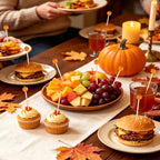 100 Pieces Fall Pumpkin Cocktail Picks 4.7 Inch Fall Picks (Fall Pumpkin)
