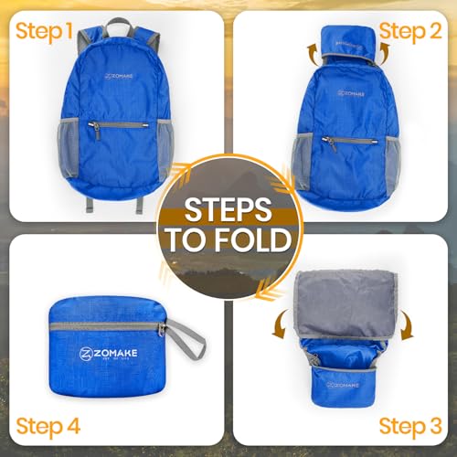 Lightweight Packable Backpack (20L / B-dark Blue 1)