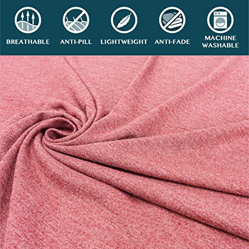 Travel Blanket Airplane Compact Pillow with Bag for Flights (Pink / 65 x 40 inches)